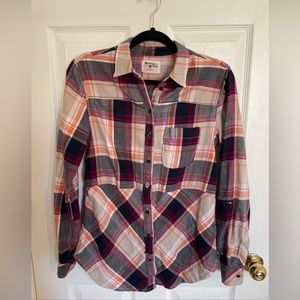 Anthropologie Holding Horses cotton blend long sleeve button up shirt Sz S